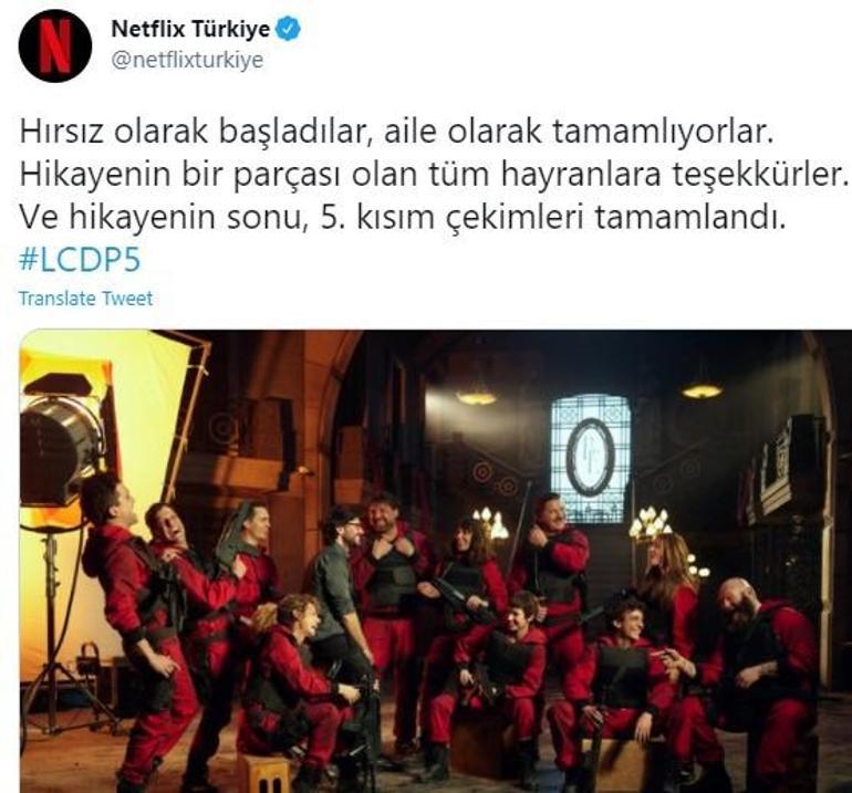 La Casa De Papel 5. sezon ne zaman başlayacak La Casa De Papel 5. sezon fragman çıktı mı Twitter çalkalanıyor #LCDP5