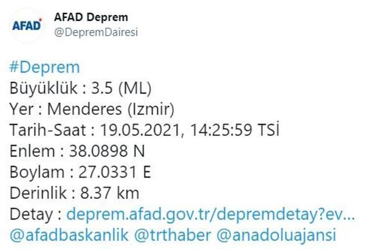 Son dakika deprem haberi: Ege Denizinde peş peşe korkutan depremler Şiddetleri açıklandı