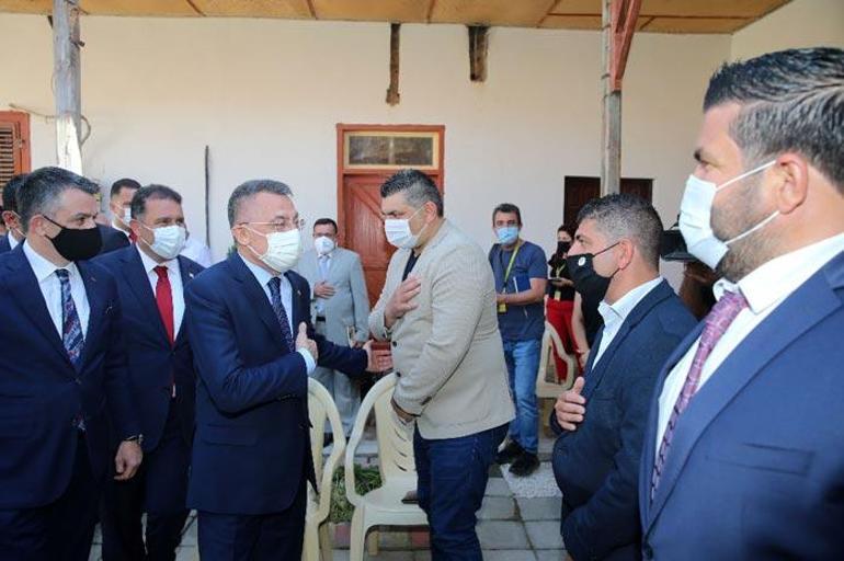 Cumhurbaşkanı Yardımcısı Oktay, KKTCnin Vadili köyünde halkla buluştu