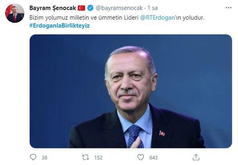 Binlerce tweet atıldı #ErdoğanlaBirlikteyiz