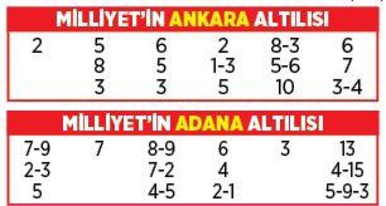 Altılı ganyanda bugün (25 Mayıs)