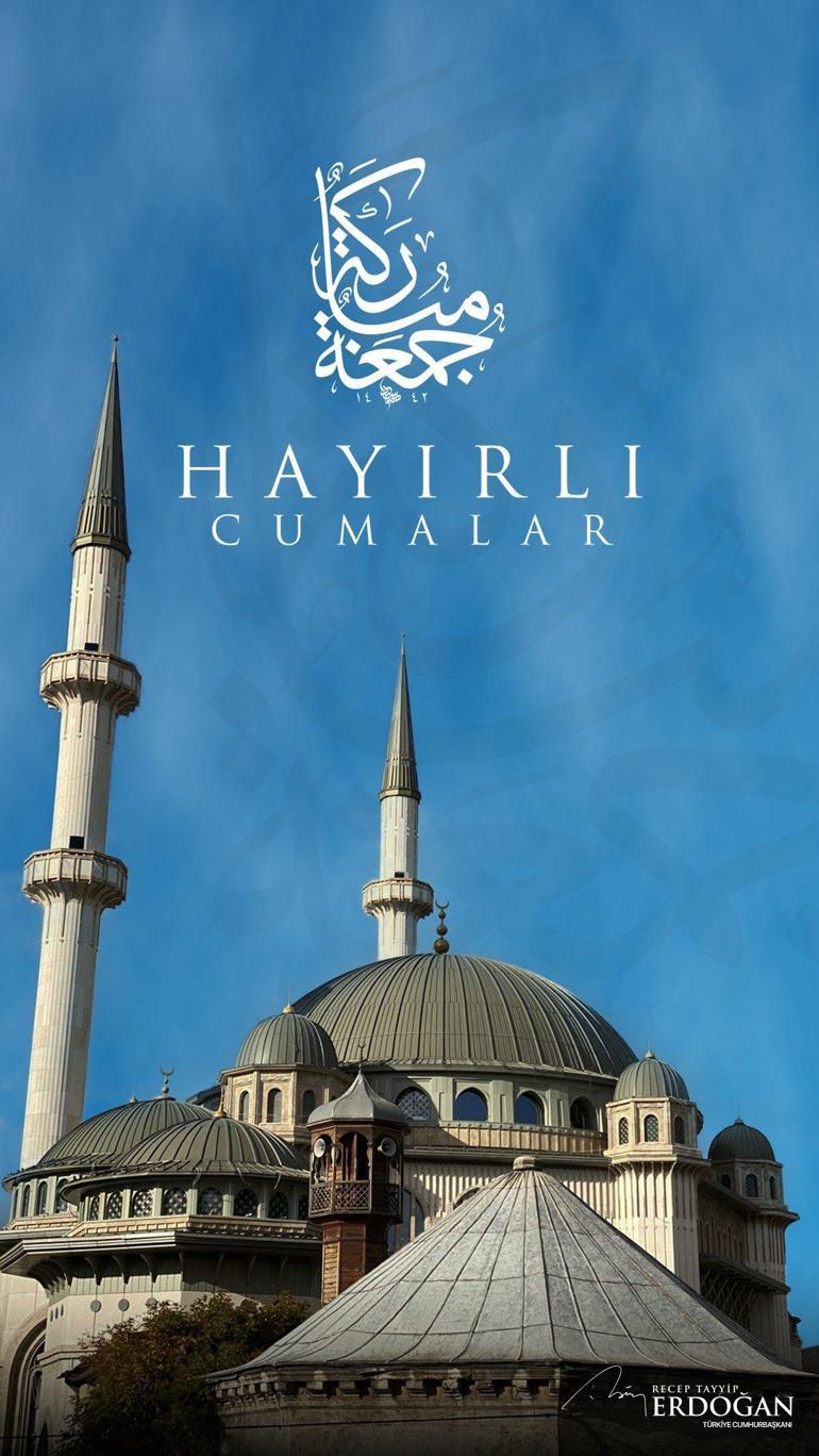 Cumhurbaşkanı Erdoğandan Taksim Camisi paylaşımı