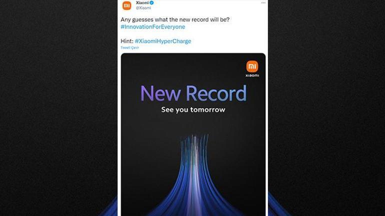Xiaomi yeni HyperCharge hızlı şarj teknolojisini tanıtacak