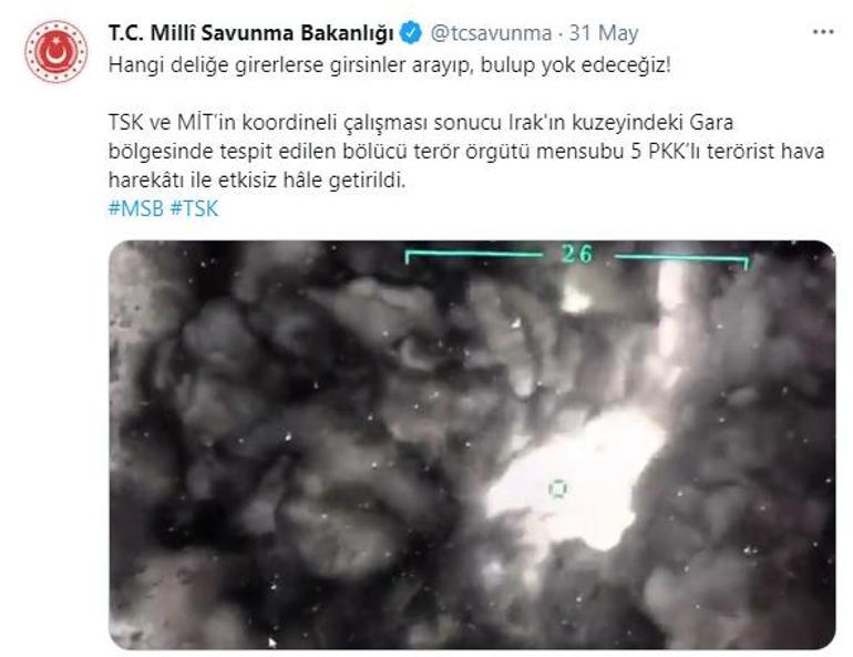 Son dakika... TSK ve MİTten ortak operasyon 5 terörist etkisiz hale getirildi