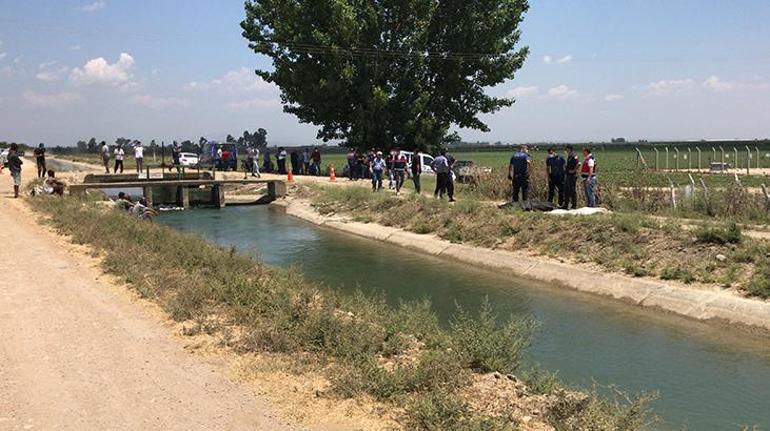 Sulama kanalına devrilen araçta 2 kişinin cesedine ulaşıldı