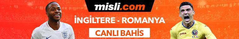 İngiltere - Romanya maçı Canlı Bahis seçenekleriyle Misli.com’da