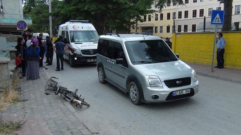 Konyada hafif ticari aracın çarptığı 4 yaşındaki çocuk yaralandı