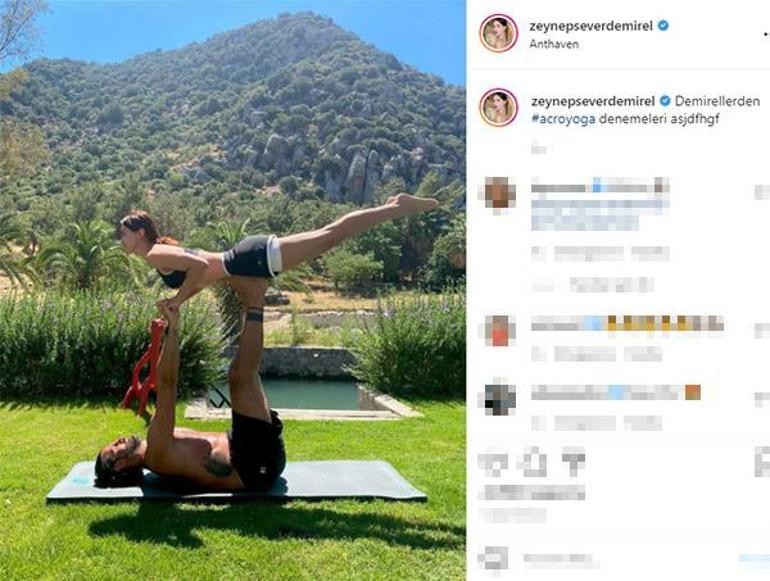 Zeynep Sever-Volkan Demirelden acroyoga denemeleri