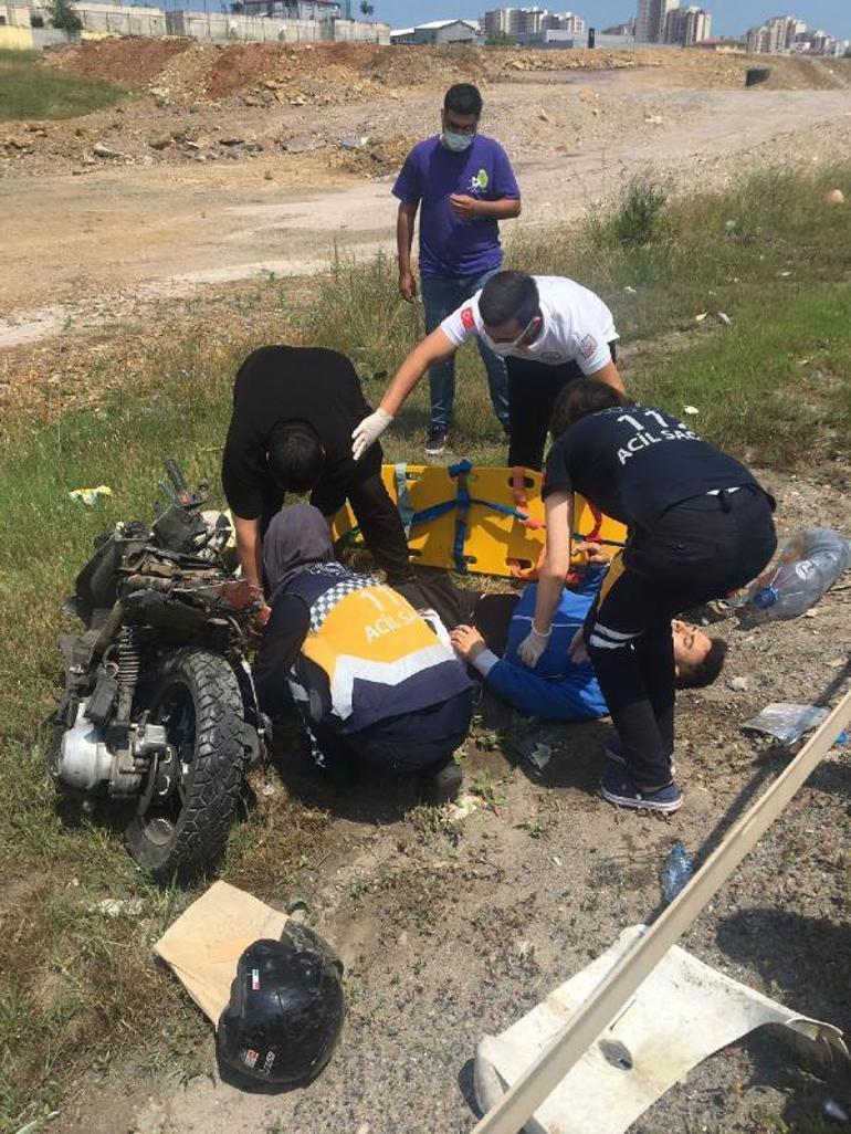 İstanbulda kan donduran kaza Kanlar içinde savruldu