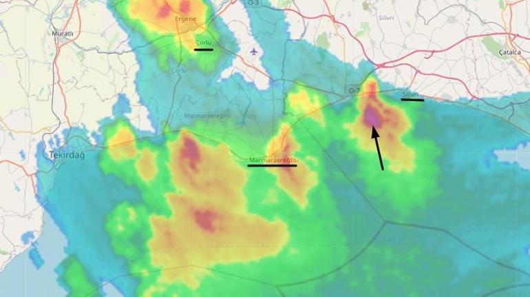 Son dakika... Meteorolojiden flaş 3 saat uyarısı İri taneli dolu yağışı başladı