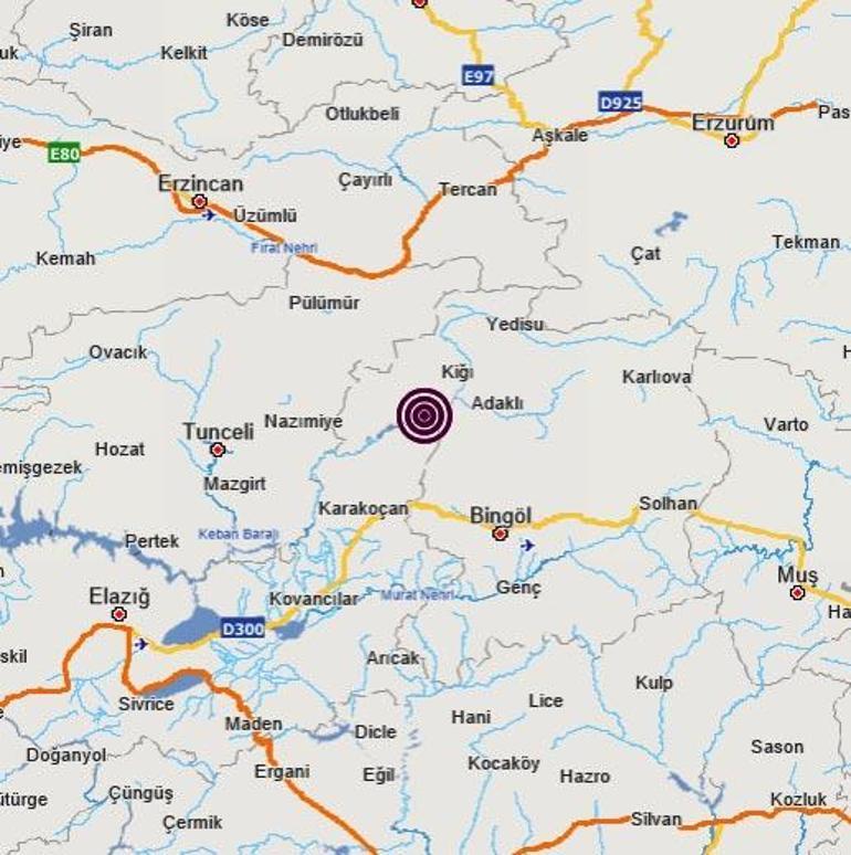 Son Dakika Haberleri: Bingölde korkutan deprem Diyarbakır, Mardin, Tunceli, Elazığ ve Erzincanda da hissedildi