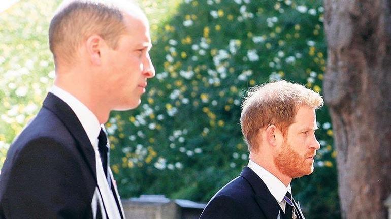 Prens William ve Prens Harry cenazede tartışmışlar