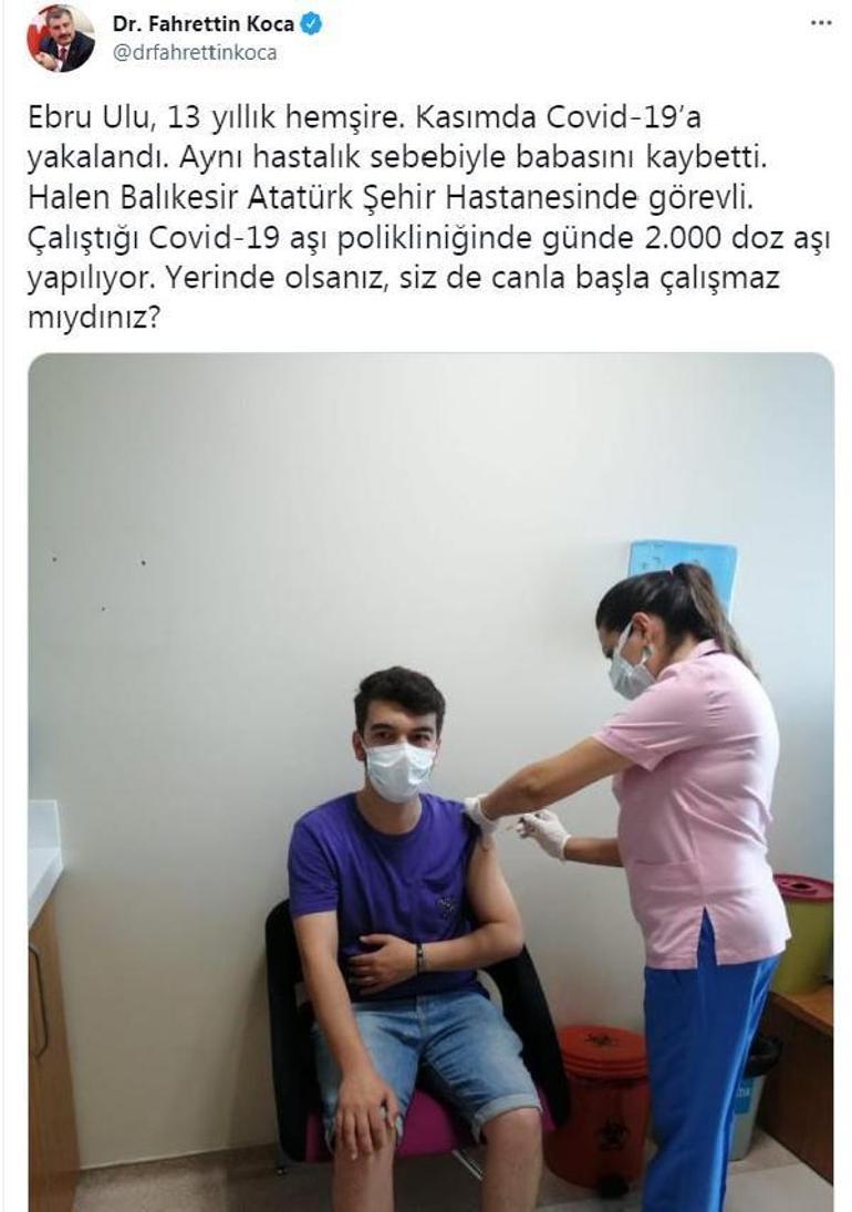 Bakan koca fotoğrafını paylaştı Yaşadıklarını ağlayarak anlattı