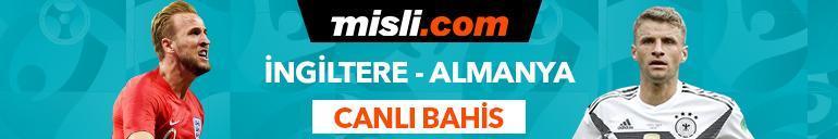 İngiltere - Almanya maçı canlı bahis heyecanı Misli.comda