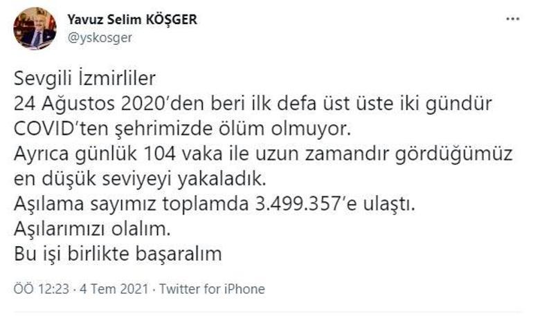 Son dakika: Uzun zaman sonra ilk Vali korona ile ilgili haberi duyurdu