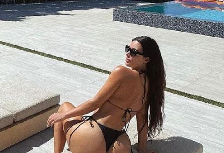 Kim Kardashianın tatil pozlarının sebebi ortaya çıktı
