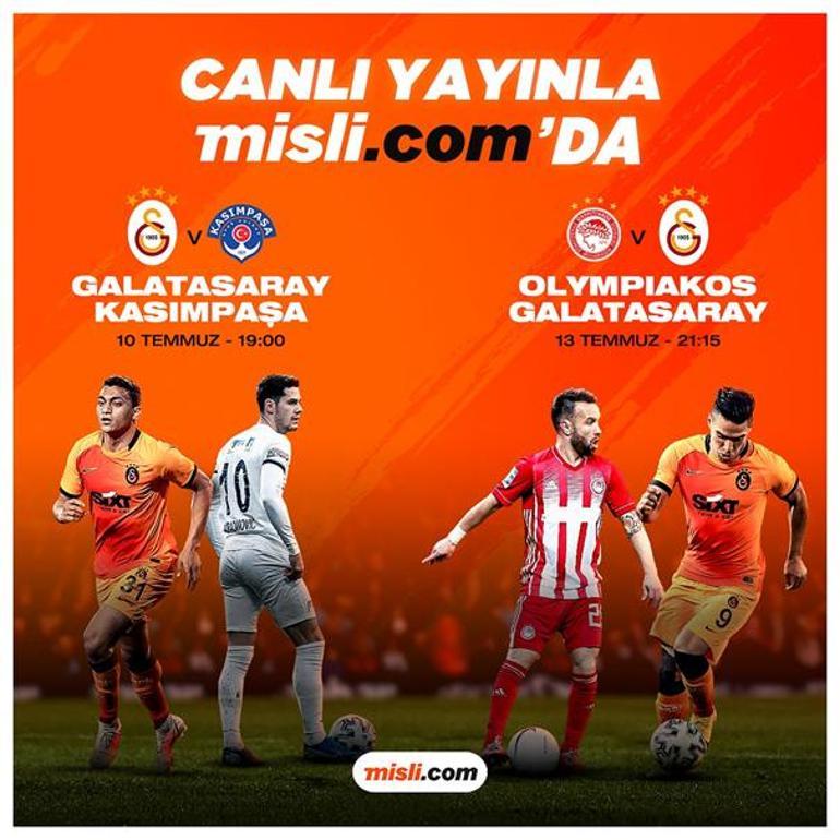 Son dakika - Galatasarayın hazırlık maçları ücretsiz ve şifresiz canlı yayınla misli.comda