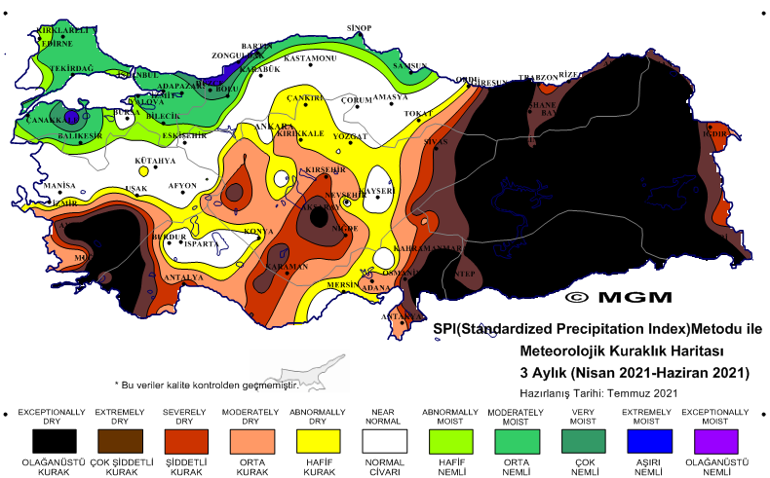 Son dakika haberleri Türkiyeyi korkutan harita Ambarı vurdu