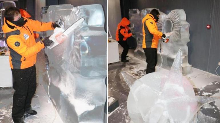 Her biri 350 kilo Testereyle kesilip yapıldı