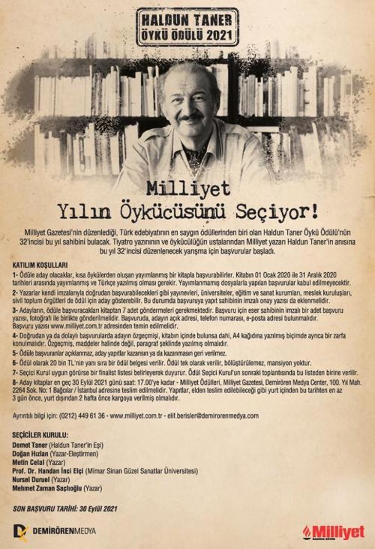 Türk Edebiyatının Değerli Yarışması Haldun Taner Öykü Ödülü