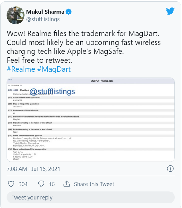 Realmenin MacDart teknolojisi MagSafe benzeri olacak