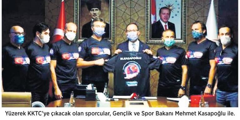 Akdeniz’de kulaçlar KKTC için atılacak