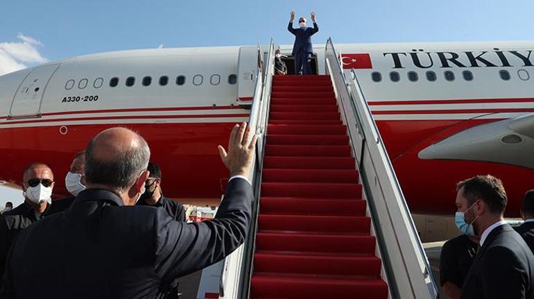 Cumhurbaşkanı Erdoğan, KKTCden ayrıldı