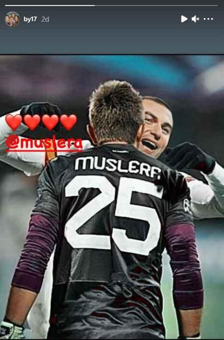 Burak Yılmazdan Musleraya destek