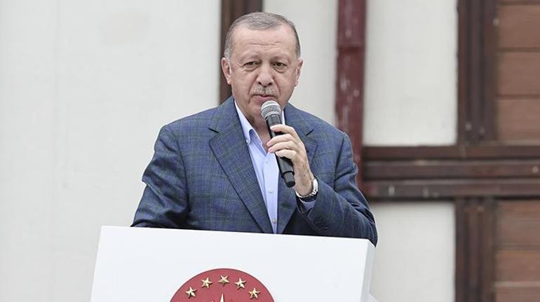 Son dakika: Cumhurbaşkanı Erdoğan, Rizenin Güneysu ilçesinde