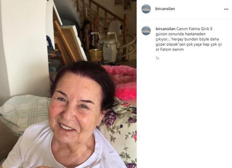 Fatma Girik taburcu oldu