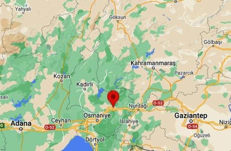 Son dakika haberleri: Osmaniyede korkutan deprem Büyüklüğü...