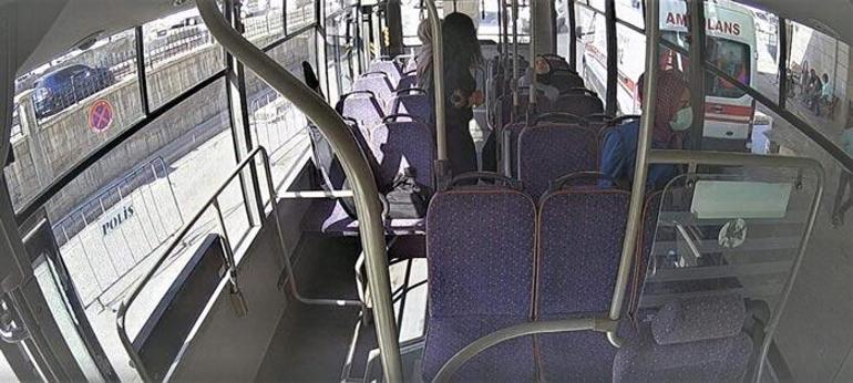 Yolcular fark etti şoför güzergah değiştirdi Otobüste panik anları