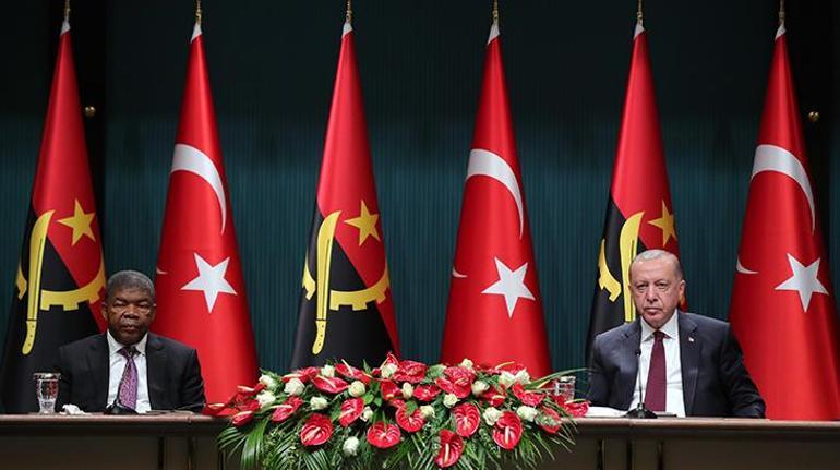 Son dakika: Angola ile 10 anlaşma imzalandı Erdoğan: İlk adımı attık