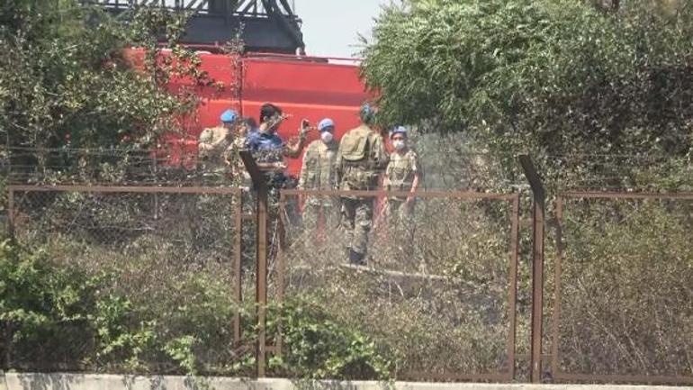 Son dakika... İstanbulda askeri kışladaki ağaçlık alanda yangın