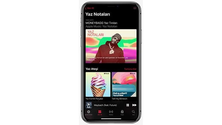 Yazın keyfini çıkaracağınız uygulama, oyun, podcast ve müzik listeleri iPhoneda