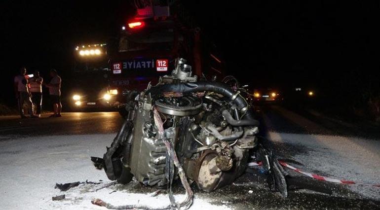 TIRın çarptığı otomobilin sürücüsü öldü