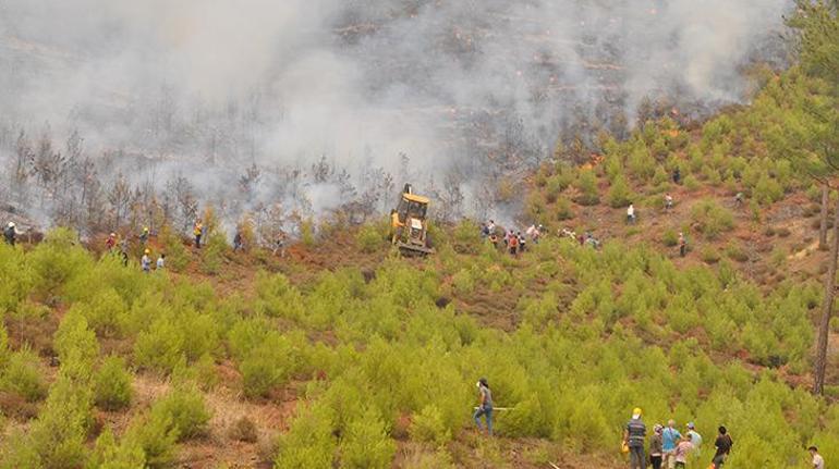 Son Dakika Haberleri: Yangınlarda 10. gün Yangın Yeniköy Termik Santraline yaklaştı...