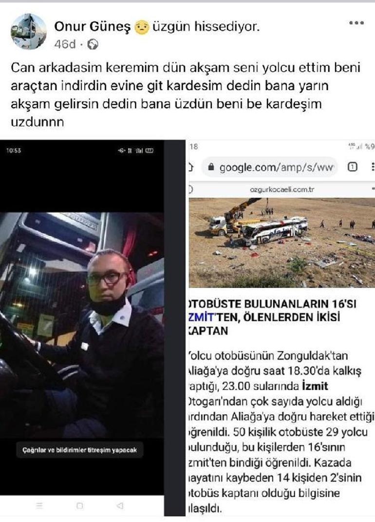 Son dakika: 15 kişinin öldüğü kazada flaş şoför detayı Rahatsızlanan arkadaşının yerine direksiyona geçmiş