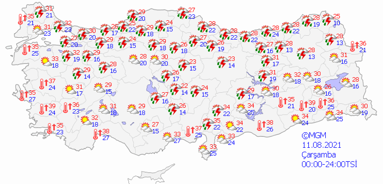 Son dakika: Meteoroloji açıkladı: Devamı geliyor