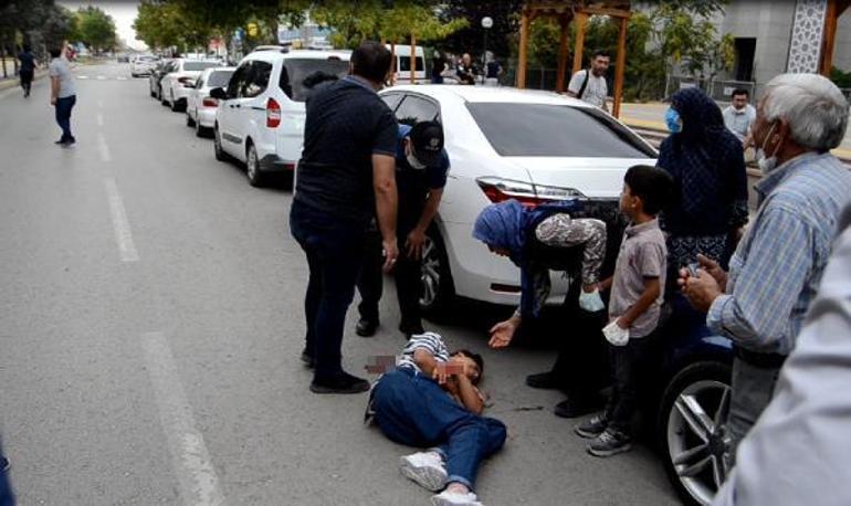 Babanın zor anları Başından ayrılamadı, kelimeler boğazına düğümlendi