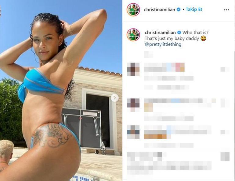 Christina Milian doğumdan dört ay sonra formuna kavuştu