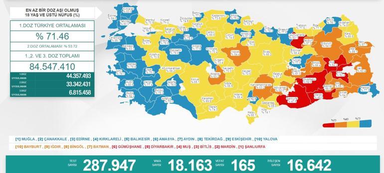 Son dakika 17 Ağustos 2021 koronavirüs tablosu belli oldu İşte vaka sayısı