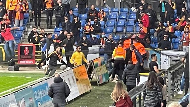 Son dakika - Randers - Galatasaray maçında arbede