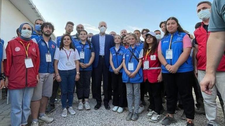 Kurtulmuş Sinopta selden etkilenen bölgelerde incelemelerde bulundu