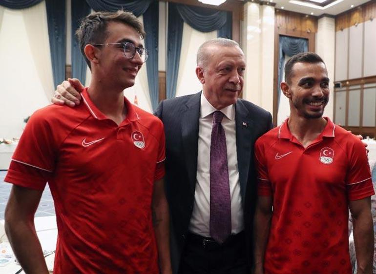 Son dakika: Erdoğan madalyalı sporcularla buluştu ve yeni hedefi belirledi: Paris