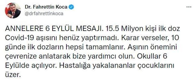 Son dakika... Bakan Kocadan yüz yüze eğitim öncesi anne ve babalara çağrı