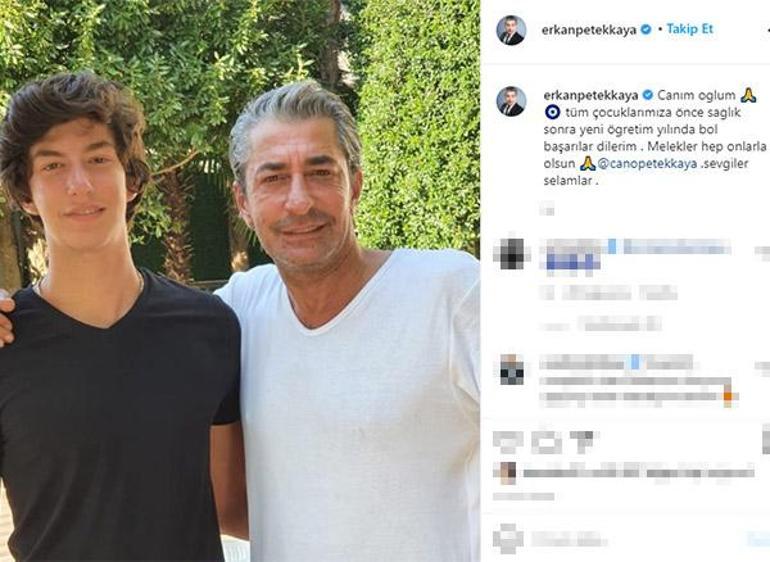 Erkan Petekkaya oğlu Canoyu paylaştı