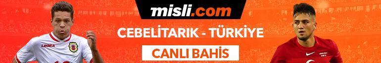 Cebelitarık - Türkiye maçı Tek Maç ve Canlı Bahis seçenekleriyle Misli.com’da