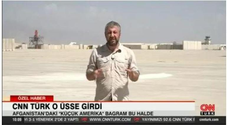 CNN Türk Bagram Üssüne girdi İşte geride kalanlar...