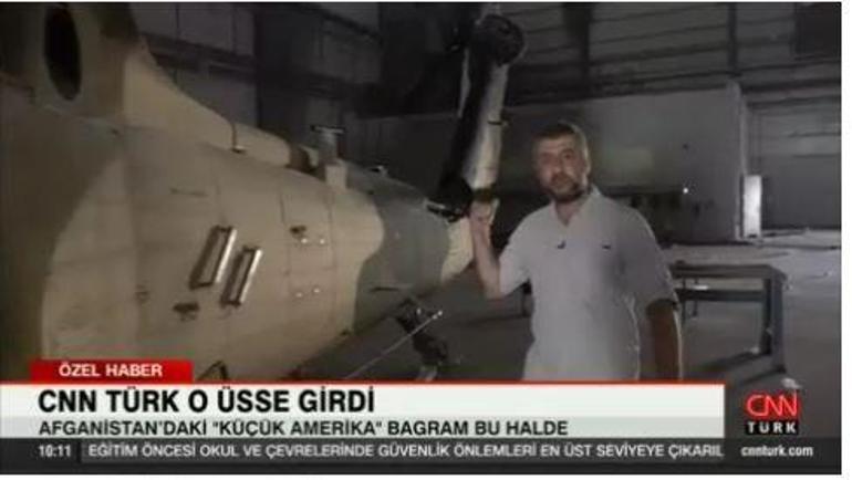 CNN Türk Bagram Üssüne girdi İşte geride kalanlar...